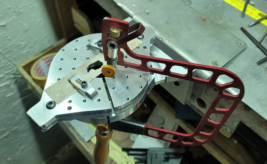 Lazy Susan - Grid Fixture - 4in - Slotted With Center Hole